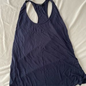 Nux brand exercise top. Size medium. Navy blue